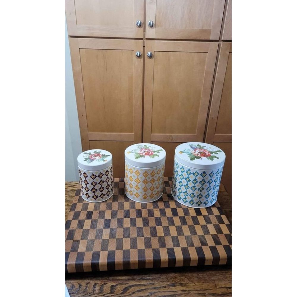 COPY - 3 Pc Metal Canisters
